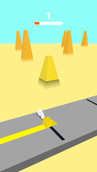 黄色方块冒险冲刺游戏下载