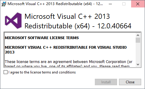 Microsoft Visual C++ 2013运行库(vc2013)