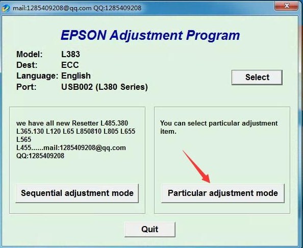 爱普生l3156清零软件