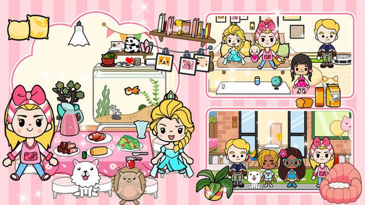 迷你别墅小镇邻居游戏中文免费版