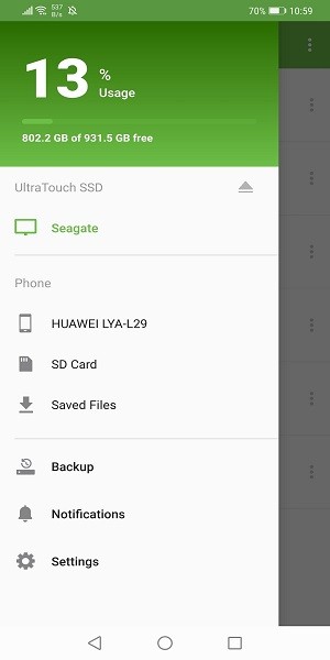 Seagate SSD Touch SSD Touch app
