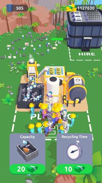 清洁工人群3D游戏