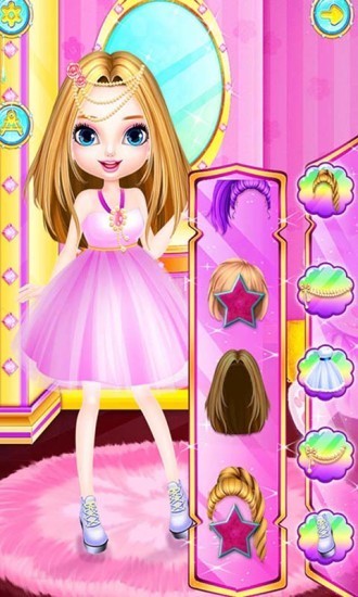 女孩时尚发型化妆游戏