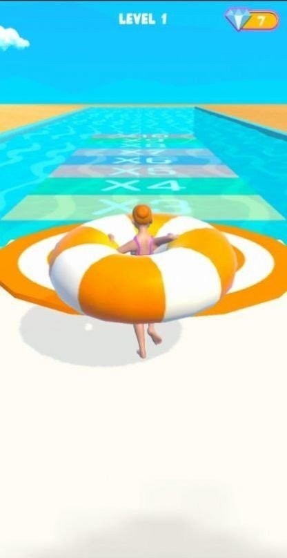 游泳圈女孩游戏