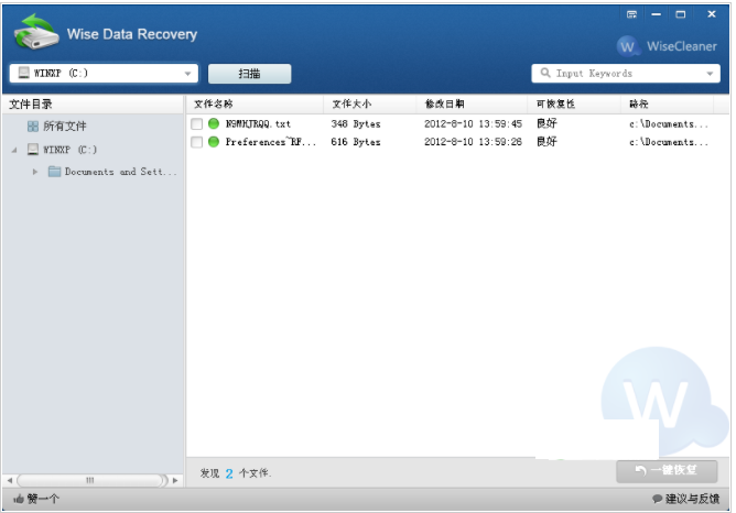 Wise Data Recovery免费数据恢复工具