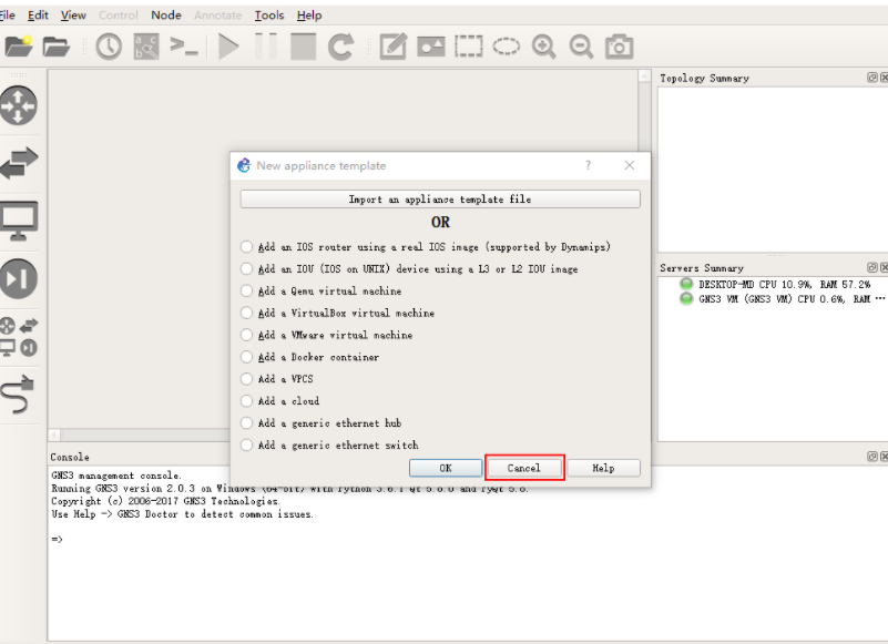 GNS3+GNS3.IOU.VM.ova(Cisco网络模拟器)