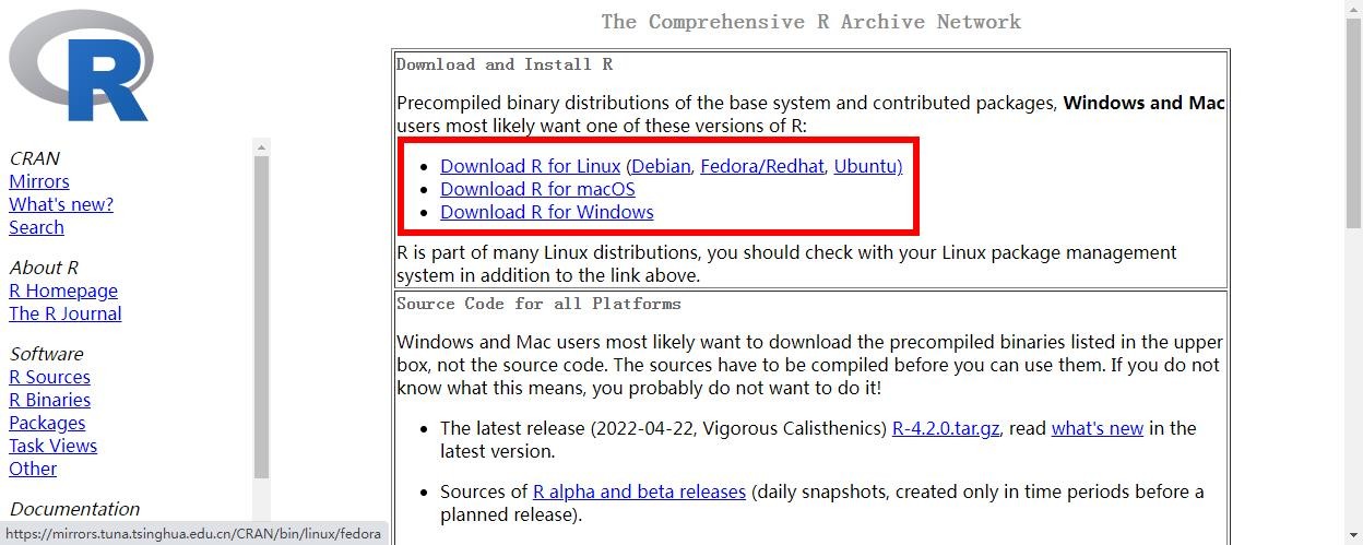 r语言安装包下载