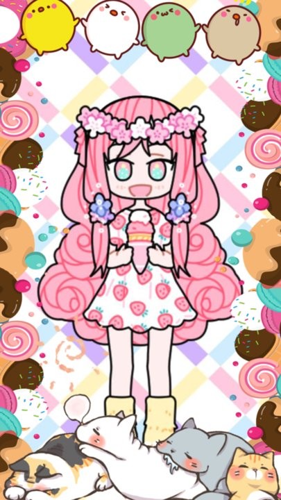 托卡粉彩少女换装游戏