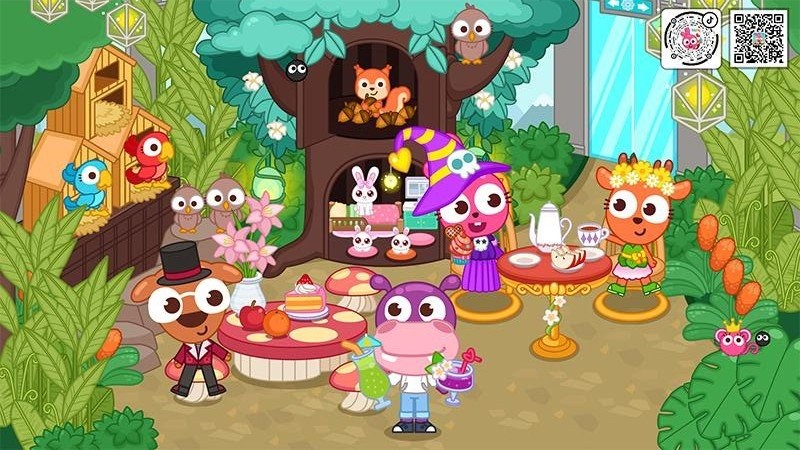 泡泡兔小镇森林朋友游戏