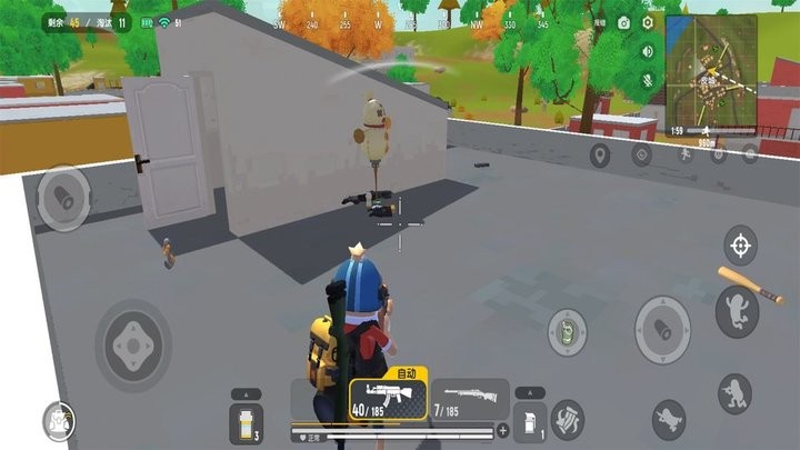 香肠跳伞吃鸡派对游戏