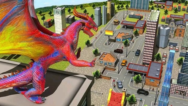 进化龙超级巨龙摧毁城市游戏