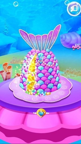 海底美人鱼蛋糕游戏