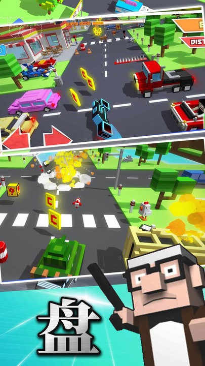 王牌盘山赛车像素游戏