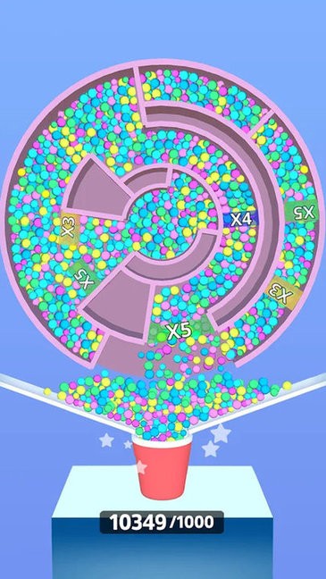 节奏滚动的球球游戏