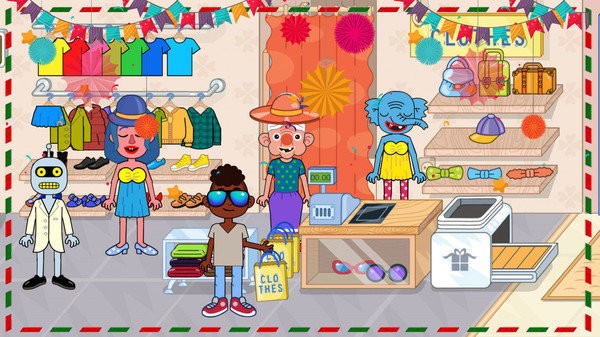 迷你生活商店小镇游戏